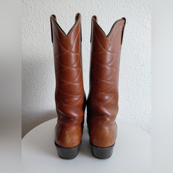 Western Cowboy Rodeo Farm Leather Boots main image 7